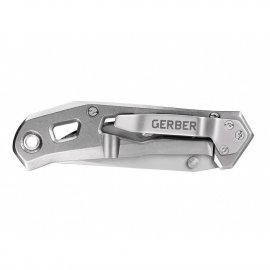 Set Gerber Coltello Airlift Silver + Portafoglio Barbill Wallet Silver 2