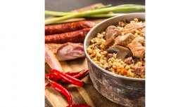 Pentola piccante con bulgur Menu Avventura