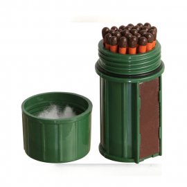 Fiammiferi UCO Stormproof con astuccio verde 25 pz