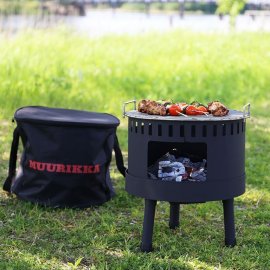 Grill Muurikka Picnic Notski con custodia