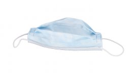 Mascherina monouso blu