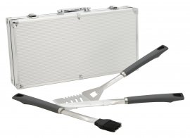 Set utensili da grill Cattara Grey Line set 11 pz