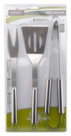 Utensili per grigliate Cattara BBQ set 3 pezzi