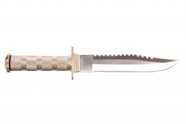Coltello survival Fox Outdoor con fodero in pelle