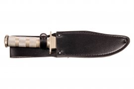 Coltello survival Fox Outdoor con fodero in pelle