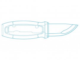 Coltello Morakniv Eldris Arancione