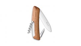Coltello tascabile svizzero Swiza D01 legno di noce