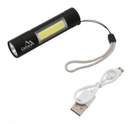 Torcia tascabile LED Cattara 120lm ricaricabile
