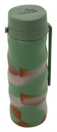 Borraccia pieghevole in silicone ARMY 550ml