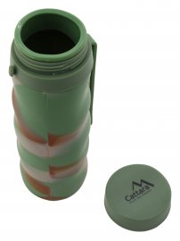 Borraccia pieghevole in silicone ARMY 550ml