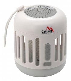 Torcia MUSIC CAGE Bluetooth ricaricabile + trappola UV per insetti