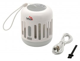 Torcia MUSIC CAGE Bluetooth ricaricabile + trappola UV per insetti