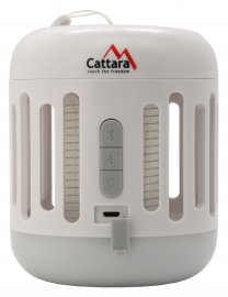 Torcia MUSIC CAGE Bluetooth ricaricabile + trappola UV per insetti