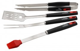 Set attrezzi da grigliare INFERNO, set 4 pz