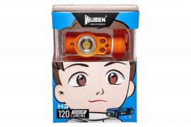 Lampada frontale Wuben H3 arancione