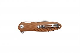 Coltello pieghevole Ganzo Firebird FH71 marrone