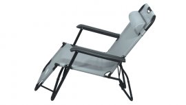 Lettino/poltrona Cattara Comfort grigio