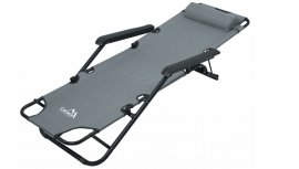 Lettino/poltrona Cattara Comfort grigio