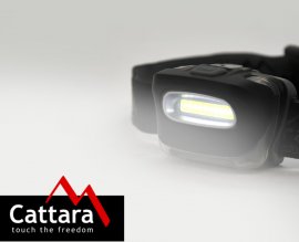 Lampada frontale Cattara HORNET 130lm COB 3xAAA