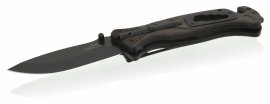 Coltello pieghevole BLACK BLADE con blocco 21,7 cm