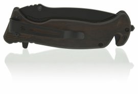 Coltello pieghevole BLACK BLADE con blocco 21,7 cm