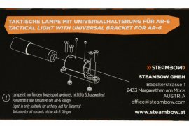 Torcia tattica per balestra Steambow AR-6 Stinger II
