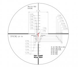 Cannocchiale per balestra Valiant Kronos II 4x40 SIR ARC