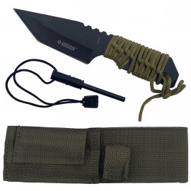 Coltello survival Kandar Tanto con acciarino N125