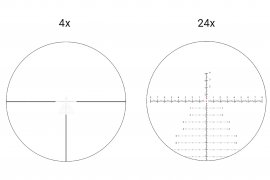 Cannocchiale Vector Optics Continental x6 4-24x56 FFP VCT-34 MRAD