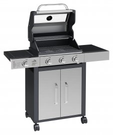 Barbecue a gas Window 3+1 con ruote