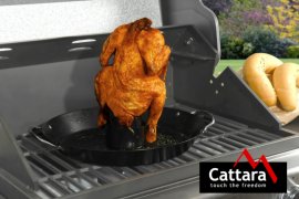 Padella con supporto per pollo Cattara