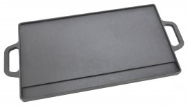 Piastra per grigliare doppia faccia 50x23x1,4cm
