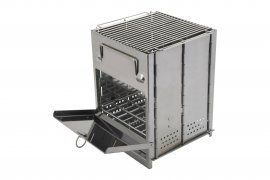 Grill cucina a legna cubo pieghevole