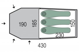Tenda Pinguin Storm 3 Duralu