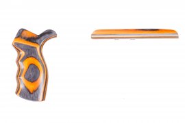 Impugnatura + poggiaguancia Airmaks Krait Orange Lamino