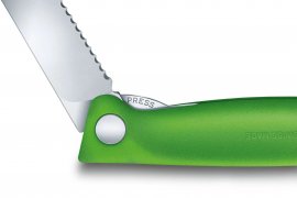 Coltello per verdure Victorinox a lama ondulata Verde