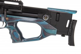 Carabina ad aria compressa AirMaks Krait WX 700cc 6,35mm Blue Lamino