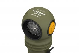 Lampada frontale Armytek Wizard C2 Pro a luce fredda Olive