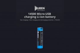 Batteria Wuben 14500B Li-Ion 750mAh