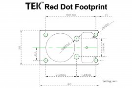Collimatore Vector Optics Frenzy 1x17x24 rosso (TEK)