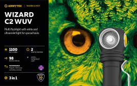 Lampada frontale Armytek Wizard C2 WUV