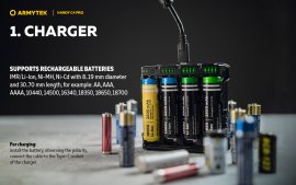 Caricabatterie Armytek Handy C4 Pro