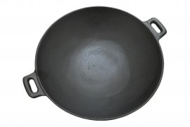 Padella WOK in ghisa 31cm