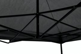Tenda pieghevole da festa 3x3m grigia WATERPROOF