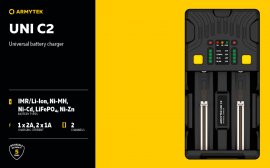 Caricatore Armytek UNI C2 con spina tipo C