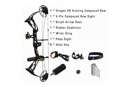Arco compound Dragon X8 10-60lbs 18''-31'' RH camo
