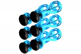 Dardi a ventosa Barnett Phantum blu