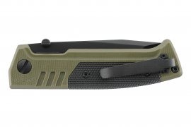 Coltello Walther PDP Tanto seghettato verde OD
