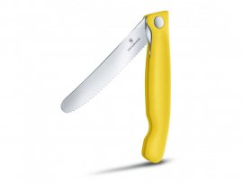 Coltello richiudibile per verdure Victorinox lama ondulata Giallo