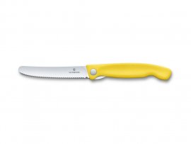 Coltello richiudibile per verdure Victorinox lama ondulata Giallo